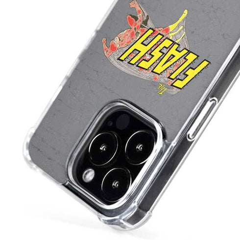 DC Comics The Flash Vintage Action Running Pose iPhone 16 Pro MagSafe Case